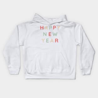 Happy Colourful New Year Kids Hoodie